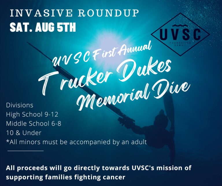 USVC First Annual Trucker Dukes Memorial Dive: Keiki Spearfishing Tournament
